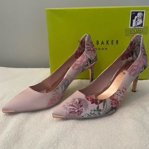 Ted Baker London Floral Kitten Heel (2.5 inch)